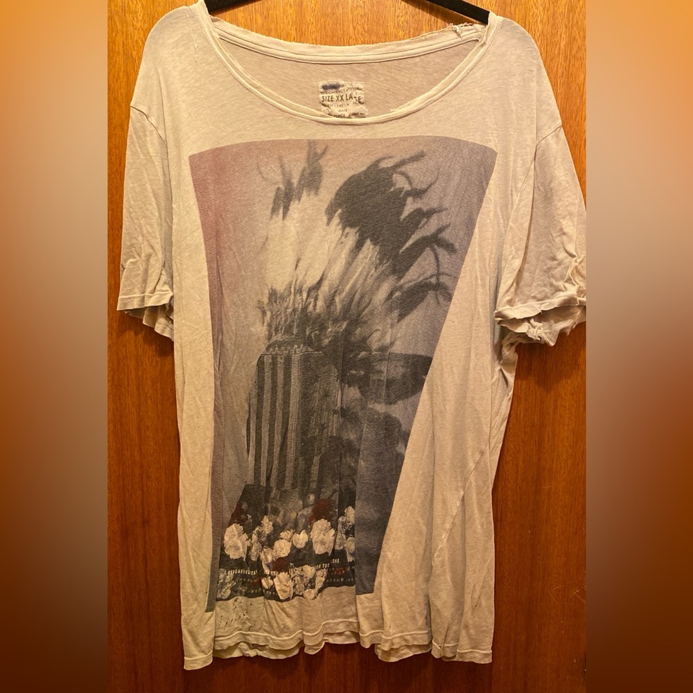 All Saints vintage graphic tee native collage